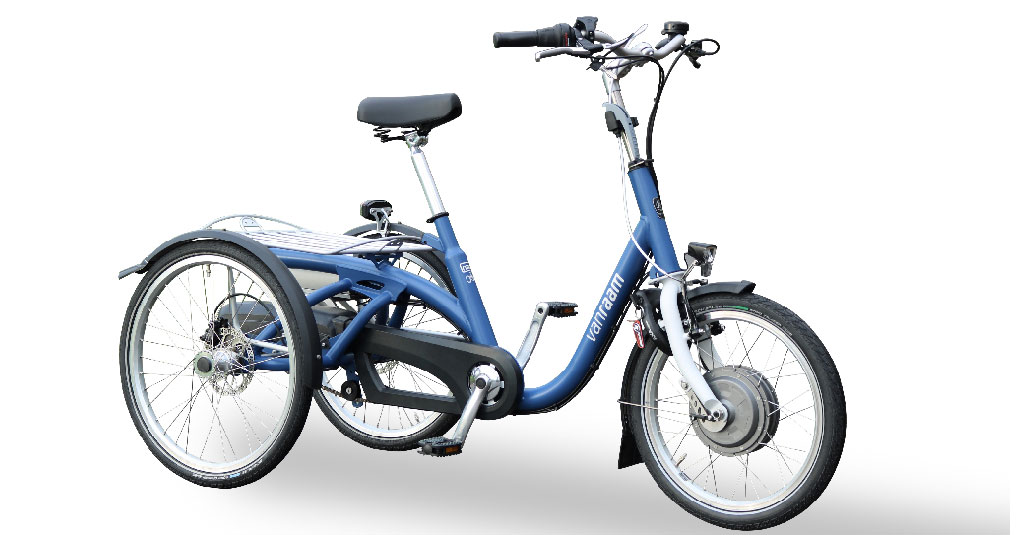 blaues vanRaam Midi mit stabilen Rahmen für ein sicheres Fahrgefühl 