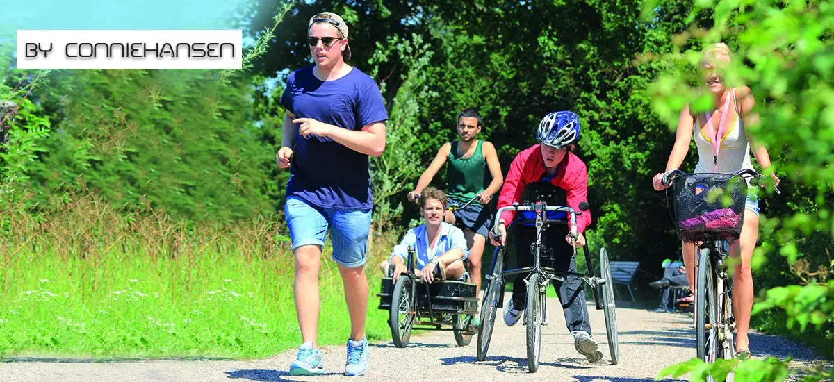 Gemeinsamer Sport mit Freunden / Familie